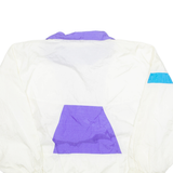 Mens Pullover Jacket White Nylon XL