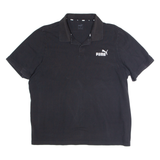 PUMA Mens Polo Shirt Black XL