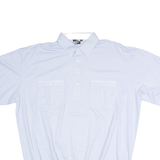 MONTE CARLO Mens Polo Shirt Blue 2XL