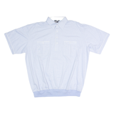 MONTE CARLO Mens Polo Shirt Blue 2XL