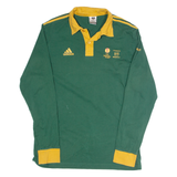 ADIDAS UEFA EUROPA LEAGUE Dublin 2011 Mens Polo Shirt Green Long Sleeve L