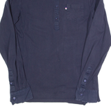 TOMMY HILFIGER Limited Edition Womens Polo Shirt Blue Long Sleeve L