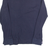 TOMMY HILFIGER Limited Edition Womens Polo Shirt Blue Long Sleeve L