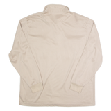 RODGER KENT Mens Polo Shirt Beige Long Sleeve 2XL
