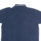 Mens Polo Shirt Blue M