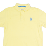 U.S. POLO ASSN Mens Polo Shirt Yellow L