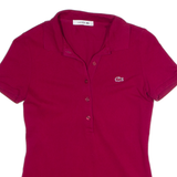 LACOSTE Womens Polo Shirt Red XS