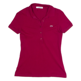 LACOSTE Womens Polo Shirt Red XS