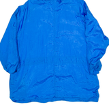 AVAIT Womens Shell Jacket Blue Nylon Hooded 2XL