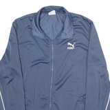 PUMA Womens Track Jacket Blue 90s S