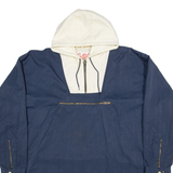 COTTON TRADERS Womens Anorak Jacket Blue Nylon Hooded L