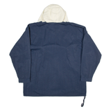 COTTON TRADERS Womens Anorak Jacket Blue Nylon Hooded L