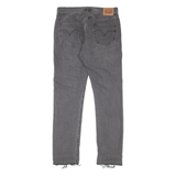 LEVI'S 501 Jeans Womens Grey Regular Straight W30 L32