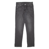 LEVI'S 511 Jeans Mens Grey Slim Straight Stone Wash W30 L32
