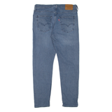 LEVI'S 512 BIG E Jeans Mens Blue Slim Tapered Stone Wash W34 L32