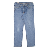 LEVI'S 514 Jeans BIG E Mens Blue Slim Straight Stone Wash W33 L30