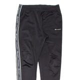 CHAMPION Mens Track Pants Black Tapered XL W33 L31