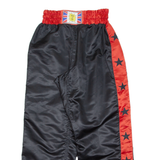 Sports Mens Track Pants Black Wide-Leg L W27 L30