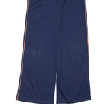 Womens Track Pants Blue Wide-Leg L W29 L31