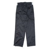 Womens Track Pants Black Wide-Leg S W30 L31