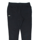LACOSTE Womens Joggers Black Tapered S W28 L27