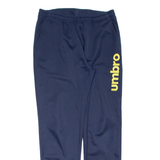UMBRO Mens Track Pants Blue Tapered L W32 L31