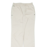 LACOSTE Womens Track Pants Beige Straight M W28 L34