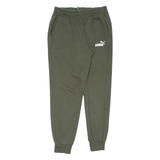 PUMA Mens Joggers Green Tapered M W29 L29