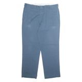 DICKIES Chino Workwear 874 Mens Trousers Blue Regular Straight W38 L30