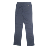 DICKIES Chino Workwear Womens Trousers Blue Regular Tapered W28 L33