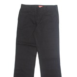 DICKIES Chino Womens Trousers Black Regular Bootcut W30 L32