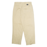 NAUTICA Chino Workwear Classic Fit Mens Trousers Beige Regular Straight W33 L30