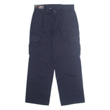 DICKIES Cargo Workwear Mens Trousers Blue Regular Straight W30 L30
