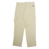 DICKIES Chino Workwear Cargo Mens Trousers Beige Regular Straight W34 L29