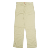 DICKIES Chino Womens Trousers Beige Regular Straight W28 L29