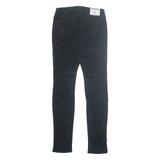 TRUE RELIGION Womens Corduroy Trousers Black Regular Skinny W25 L33
