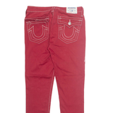 TRUE RELIGION Womens Trousers Red Regular Tapered W30 L29