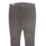 POLO RALPH LAUREN Womens Trousers Brown Regular Skinny W34 L28