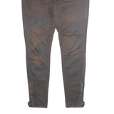 POLO RALPH LAUREN Womens Trousers Brown Regular Skinny W34 L28