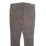 POLO RALPH LAUREN Womens Trousers Brown Regular Skinny W34 L28