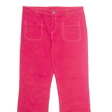 Womens Trousers Pink Regular Bootcut W32 L27