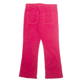 Womens Trousers Pink Regular Bootcut W32 L27