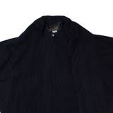 Vintage MAC TAGGART Poncho Womens Overcoat Coat Blue Cashmere 90s M