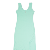 GUESS Womens Bodycon Dress Blue Sleeveless Long S