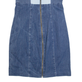 GUESS Womens Bodycon Dress Blue Denim Sleeveless Knee Length S
