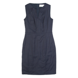 BOSS HUGO BOSS Womens Pencil Dress Blue Sleeveless Knee Length S