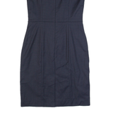 BOSS HUGO BOSS Womens Pencil Dress Blue Sleeveless Knee Length S