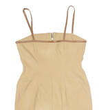 TODAY'S WOMAN Womens Bodycon Dress Beige Sleeveless Short UK 14
