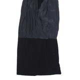 LIU JO Womens Bodycon Dress Black Sleeveless Short M