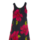 JESSICA HOWARD Womens Day Dress Black Floral Sleeveless Long M